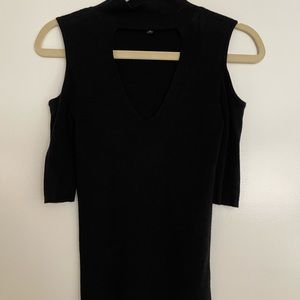 Black Express cut out sweater